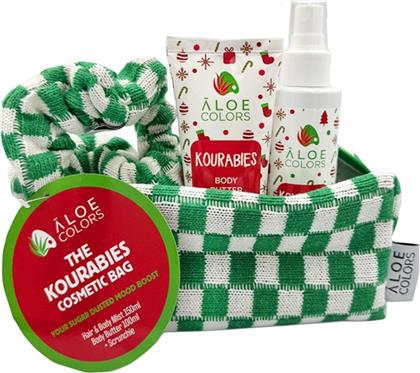 PROMO THE KOURABIES HAIR & BODY MIST 150ML & BODY BUTTER 100ML & ΔΩΡΟ CHRISTMAS SCRUNCHIE & ΔΩΡΟ ΝΕΣΕΣΕΡ 1 ΤΕΜΑΧΙΟ ALOE COLORS