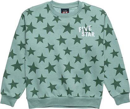 ΠΑΙΔΙΚΗ ΜΠΛΟΥΖΑ ΦΟΥΤΕΡ ΜΕ ΑΝΑΓΛΥΦΟ ΤΥΠΩΜΑ ''FIVE STAR'' (12 ΜΗΝΩΝ-5 ΕΤΩΝ) - 00221615 ΜΠΛΕ ΡΑΦ ALOUETTE