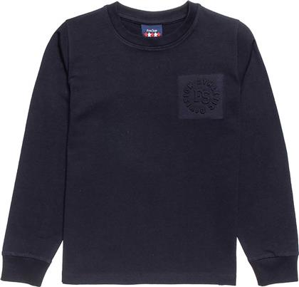 ΠΑΙΔΙΚΗ ΜΠΛΟΥΖΑ ΦΟΥΤΕΡ ΜΕ ΑΝΑΓΛΥΦΟ ΤΥΠΩΜΑ ''FIVE STAR'' (6-16 ΕΤΩΝ) - 00922871 ΜΠΛΕ ΣΚΟΥΡΟ ALOUETTE