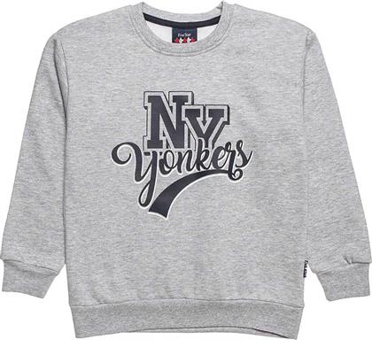 ΠΑΙΔΙΚΗ ΜΠΛΟΥΖΑ ΦΟΥΤΕΡ ΜΕ LETTERING ''FIVE STAR'' (6-14 ΕΤΩΝ) - 00922861 ΓΚΡΙ ALOUETTE