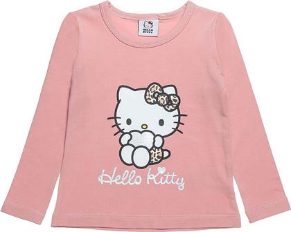 ΠΑΙΔΙΚΗ ΜΠΛΟΥΖΑ ΜΕ ΑΝΑΓΛΥΦΟ LETTERING ''HELLO KITTY'' ( 18 ΜΗΝΩΝ - 8 ΕΤΩΝ) - 00321177 ΡΟΖ ALOUETTE