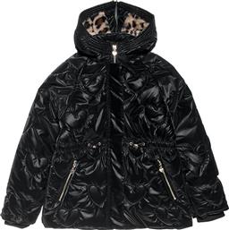 ΠΑΙΔΙΚΟ ΚΑΠΙΤΟΝΕ ΜΠΟΥΦΑΝ ΜΕ ΜΕΤΑΛΛΙΖΕ ΟΨΗ ΚΑΙ ΚΟΥΚΟΥΛΑ (6-16 ΕΤΩΝ) - 00961695 ΜΑΥΡΟ ALOUETTE