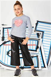 ΠΑΙΔΙΚΟ ΚΟΛΑΝ ΜΕ FAUX ΔΕΡΜΑ ΜΕ ΚΟΥΜΠΙΑ (6-16 ΕΤΩΝ) - 00913592 ΜΑΥΡΟ ALOUETTE