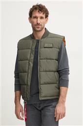 ΑΜΑΝΙΚΟ ΜΠΟΥΦΑΝ PUFFER VEST ΧΡΩΜΑ: ΠΡΑΣΙΝΟ F30 ALPHA INDUSTRIES