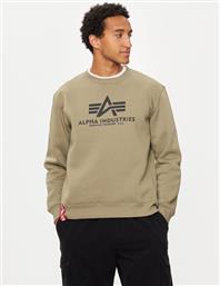 ΜΠΛΟΥΖΑ BASIC 178302 ΠΡΑΣΙΝΟ REGULAR FIT ALPHA INDUSTRIES