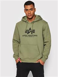 ΜΠΛΟΥΖΑ BASIC 178312 ΠΡΑΣΙΝΟ REGULAR FIT ALPHA INDUSTRIES