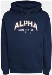 ΜΠΛΟΥΖΑ COLLEGE 146331 ΣΚΟΥΡΟ ΜΠΛΕ REGULAR FIT ALPHA INDUSTRIES