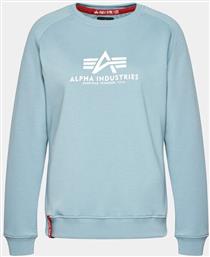 ΜΠΛΟΥΖΑ NEW BASIC SWEATER 196031 ΓΑΛΑΖΙΟ REGULAR FIT ALPHA INDUSTRIES