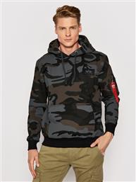 ΜΠΛΟΥΖΑ PRINT CAMO 178318C ΓΚΡΙ REGULAR FIT ALPHA INDUSTRIES