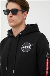 ΜΠΛΟΥΖΑ X NASA ΧΡΩΜΑ: ΜΑΥΡΟ, ΜΕ ΚΟΥΚΟΥΛΑ ALPHA INDUSTRIES