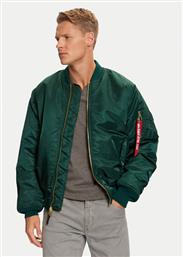 ΜΠΟΜΠΕΡ ΜΠΟΥΦΑΝ 100101 ΠΡΑΣΙΝΟ REGULAR FIT ALPHA INDUSTRIES