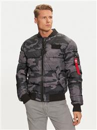 ΜΠΟΜΠΕΡ ΜΠΟΥΦΑΝ 138116C ΜΑΥΡΟ REGULAR FIT ALPHA INDUSTRIES