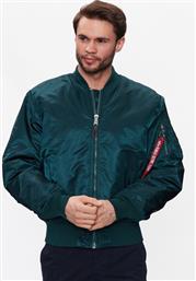 ΜΠΟΜΠΕΡ ΜΠΟΥΦΑΝ MA-1 100101 ΣΚΟΥΡΟ ΜΠΛΕ OVERSIZE ALPHA INDUSTRIES