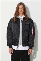 ΜΠΟΥΦΑΝ BOMBER MA-1 D-TEC ΑΝΔΡΙΚΟ, ΧΡΩΜΑ: ΜΑΥΡΟ F30 ALPHA INDUSTRIES