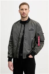 ΜΠΟΥΦΑΝ BOMBER MA-1 TTC ΑΝΔΡΙΚΟ, ΧΡΩΜΑ: ΓΚΡΙ ALPHA INDUSTRIES