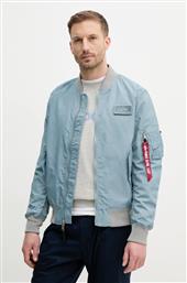 ΜΠΟΥΦΑΝ BOMBER MA-1 TTC ΧΡΩΜΑ: ΜΠΛΕ, 126101 ALPHA INDUSTRIES