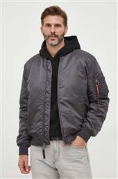 ΜΠΟΥΦΑΝ BOMBER MA-1 VF 59 ΑΝΔΡΙΚΟ, ΧΡΩΜΑ: ΓΚΡΙ F30 ALPHA INDUSTRIES