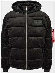 ΜΠΟΥΦΑΝ ΧΕΙΜΩΝΙΑΤΙΚΟ CORD 138118 ΜΑΥΡΟ REGULAR FIT ALPHA INDUSTRIES