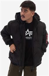 ΜΠΟΥΦΑΝ LOGO PUFFER ΧΡΩΜΑ: ΜΑΥΡΟ ALPHA INDUSTRIES