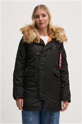 ΜΠΟΥΦΑΝ N-3B VF 59 WMN ΧΡΩΜΑ: ΜΑΥΡΟ, 113007 ALPHA INDUSTRIES