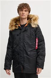 ΜΠΟΥΦΑΝ PARKA N3B VF ΧΡΩΜΑ: ΜΑΥΡΟ F30 ALPHA INDUSTRIES