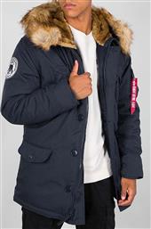 ΜΠΟΥΦΑΝ POLAR JACKET ΧΡΩΜΑ: ΝΑΥΤΙΚΟ ΜΠΛΕ F30 ALPHA INDUSTRIES