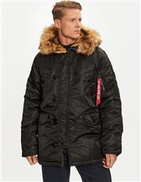 ΜΠΟΥΦΑΝ ΠΟΥΠΟΥΛΕΝΙΟ 103141 ΜΑΥΡΟ REGULAR FIT ALPHA INDUSTRIES από το MODIVO