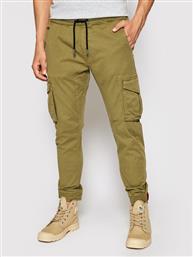 JOGGER 116202 ΠΡΑΣΙΝΟ TAPERED FIT ALPHA INDUSTRIES