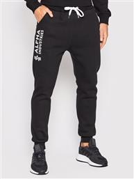 ΠΑΝΤΕΛΟΝΙ ΦΟΡΜΑΣ BASIC 116368 ΜΑΥΡΟ REGULAR FIT ALPHA INDUSTRIES από το MODIVO