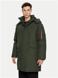 PARKA 148124 ΠΡΑΣΙΝΟ REGULAR FIT ALPHA INDUSTRIES