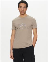 T-SHIRT BASIC 100501 ΜΠΕΖ REGULAR FIT ALPHA INDUSTRIES