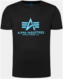 T-SHIRT BASIC 100501 ΜΑΥΡΟ REGULAR FIT ALPHA INDUSTRIES