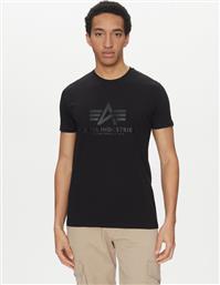 T-SHIRT BASIC 100501 ΜΑΥΡΟ REGULAR FIT ALPHA INDUSTRIES