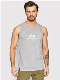 TANK TOP BASIC 126566 ΓΚΡΙ REGULAR FIT ALPHA INDUSTRIES