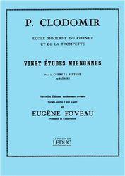 CLODOMIR PIERRE-FRANCOIS - 20 ΣΠΟΥΔΕΣ ΓΙΑ ΣΟΛΟ ΤΡΟΜΠΕΤΑ OP. 18 ALPHONSE LEDUC