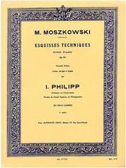 MOSZKOWSKI - ESQUISSES TECHNIQUES OP.97 N1 ALPHONSE LEDUC