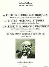 MOYSE - 24 LITTLE MELODIC STUDIES ALPHONSE LEDUC