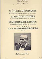 MOYSE - 50 ETUDES MELODIQUES OP.4 VOL .1 ALPHONSE LEDUC