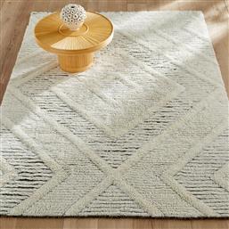ΧΑΛΙ ΑΠΟ ΜΑΛΛΙ ΚΑΙ ΒΑΜΒΑΚΙ ΣΕ ΣΤΥΛ BERBER 120X180 CM Μ120XΠ180CM AM PM
