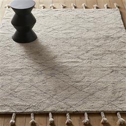 ΧΕΙΡΟΠΟΙΗΤΟ ΜΑΛΛΙΝΟ ΧΑΛΙ ΣΕ ΣΤΥΛ BERBER 200X290 CM Μ200XΠ290CM AM PM