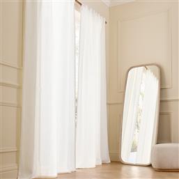 ΧΟΝΤΡΗ ΛΙΝΗ ΚΟΥΡΤΙΝΑ ΜΕ ΚΡΥΦΕΣ ΘΗΛΙΕΣ CEDAL 140X320 CM AM PM