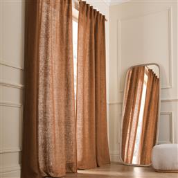 ΧΟΝΤΡΗ ΛΙΝΗ ΚΟΥΡΤΙΝΑ ΜΕ ΚΡΥΦΕΣ ΘΗΛΙΕΣ CEDAL 140X320 CM AM PM