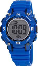 DIGITAL CHRONOGRAPH BLUE PLASTIC STRAP ΡΟΛΟΙ ΧΕΙΡΟΣ AM:PM