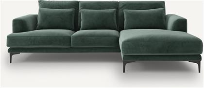 ΓΩΝΙΑΚΟΣ ΔΕΞΙΟΣ ΚΑΝΑΠΕΣ ΜΕ ΒΕΛΟΥΔΙΝΗ ΤΑΠΕΤΣΑΡΙΑ Μ149XΠ258XΥ83CM AM PM από το LA REDOUTE