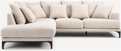 ΓΩΝΙΑΚΟΣ ΚΑΝΑΠΕΣ ΑΠΟ ΥΦΑΣΜΑ BOUCLETTE Μ222XΠ258XΥ84CM AM PM