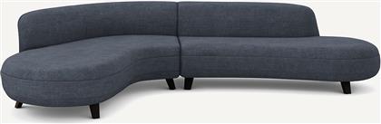 ΓΩΝΙΑΚΟΣ ΚΑΝΑΠΕΣ ΑΠΟ ΒΑΜΒΑΚΙ ΛΙΝΟ - ROSEBURY DESIGN E.GALLINA Μ183XΠ277XΥ75CM AM PM