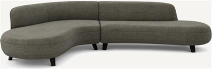ΓΩΝΙΑΚΟΣ ΚΑΝΑΠΕΣ ΑΠΟ ΒΑΜΒΑΚΙ ΛΙΝΟ - ROSEBURY DESIGN E.GALLINA Μ183XΠ277XΥ75CM AM PM