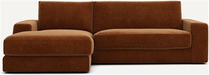 ΓΩΝΙΑΚΟΣ ΚΑΝΑΠΕΣ ΑΠΟ ΒΕΛΟΥΔΙΝΟ CHENILLE ΥΦΑΣΜΑ Μ170XΠ250XΥ78CM AM PM