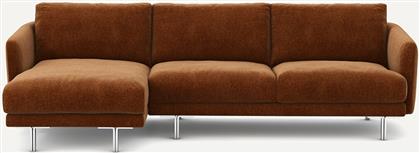 ΓΩΝΙΑΚΟΣ ΚΑΝΑΠΕΣ ΑΠΟ ΒΕΛΟΥΔΙΝO CHENILLE Μ148XΠ246XΥ76CM AM PM