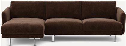 ΓΩΝΙΑΚΟΣ ΚΑΝΑΠΕΣ ΑΠΟ ΒΕΛΟΥΔΙΝO CHENILLE Μ148XΠ246XΥ76CM AM PM